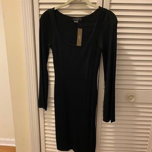 Jcrew ribbed scoop neck dress